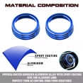 thumbnail image 3 of Personalize Your For Honda Civic 10th Gen Interior with Aluminum AC Knob Control Knob Ring Cover Multiple Colors, 3 of 7