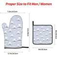 thumbnail image 2 of Owl Oven Mitts and Pot Holders Sets 4 pcs, Kitchen Oven Gloves Heat Resistant Cooking Gloves Non Slip Oven Mitts Gloves Set Hot Pads BBQ Gloves for Chef, Cooking, 2 of 6