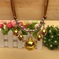 thumbnail image 5 of SPRING PARK Pet Dog Party Collar with 5 Bell Pendant Adjustable Electroplating Alloy Dog Collar Durable Neck Decoration, 5 of 7