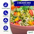 thumbnail image 2 of Nature Jims Sprouts 3 Bean Seed ITL1&nbsp;Mix - Certified Green Pea, Lentil, Adzuki Bean Seeds for Planting - Non-GMO Vegetable Seeds - Resealable Bag for Freshness - Fast Sprouting Bean Seeds - 16 Oz, 2 of 3