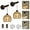 Battery Operated Wall Sconce-2 Pack, variant on Battery Operated Wall Sconces Set of 2, Farmhouse Hemp Rope Battery Powered Wall Lights with Remote, Adjustable Indoor Lighting Fixtures for Bedroom, Living Room, 3 Colors Dimmable