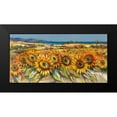 thumbnail image 2 of Florio, Luigi 24x14 Black Modern Framed Museum Art Print Titled - Campo di girasoli, 2 of 5