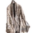 thumbnail image 1 of Poncho de cachemira sintética de punto de invierno para mujer, capas de talla grande, chal, cárdigans, suéter, abrigo, 1 of 5