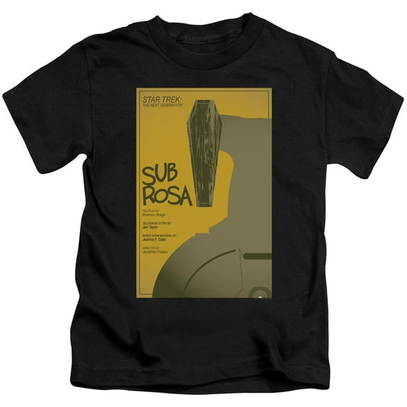 Star Trek Tng Season 7 Episode 14 Youth 18/1 T-Shirt Black