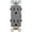 Gray, variant on ENERLITES Industrial Grade Decorator Outlet, 15A 125V, Tamper-Resistant Duplex Receptacle, Self-Grounding, 5-15R, 2-Pole, 3-Wire Grounding, UL Listed, 63150-TR-GY, Gray