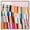 Silver Frame, variant on Rainbow Ribbon III Framed High-Gloss Acrylic Glass Wall Art Abstract Wall Decor by Art Remedy, Gold Frame, 40 x 40