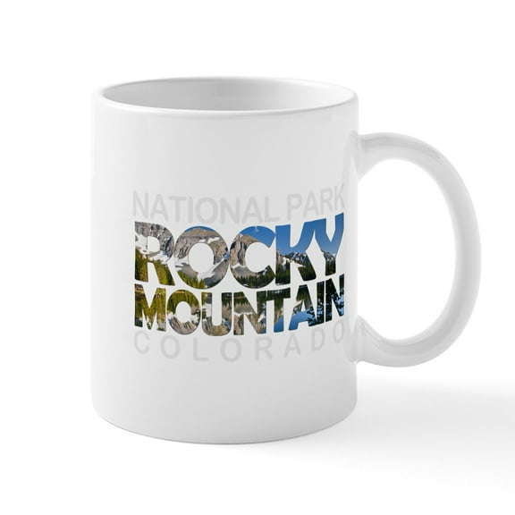 CafePress - Rocky Mountain Colorado Mugs - 11 oz Ceramic Mug - Novelty Coffee Tea Cup