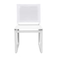 thumbnail image 4 of Modrest Kayak 17.5" Modern Aluminum & Metal Dining Chair in Off White (Set of 2), 4 of 5