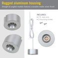 thumbnail image 5 of Armacost Lighting  Dot Under Cabinet LED Puck Light Flat - 3000K Soft White, 5 of 7
