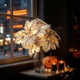 thumbnail image 4 of Artificial Maple Leaf Branch, 12-Inch Faux Fall Stems for Halloween, Thanksgiving, and Floral Vase Decor, 4 of 7