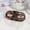 Leopard print, variant on creative and personalized magnetic hair claw for half-up hairstyles at the back of the head, detachable hair clip accessory for women