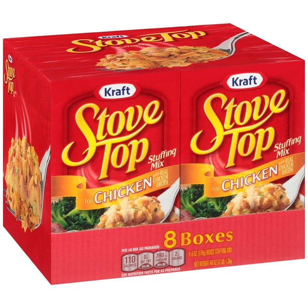 Kraft Stove Top Chicken Stuffing Mix, 48.0 oz (Pack of 8)