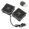thumbnail image 4 of Enfriador De Enrutador, Ventilador De Enrutador Alimentado Por USB A Prueba De Polvo, Buena Disipación De Calor Para RT-AC68U AC86U EX6200 Tengda AC15, 4 of 7