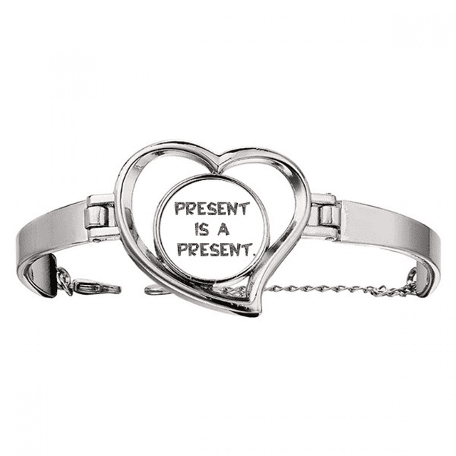 Presente es un regalo Pulsera pulsera de joyería en forma de corazón Unbranded M