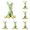 Green 6PCS, variant on Toy Dog A Dog Toy That Can Make Sound A Sturdy Toy That Is Indestructible A Stuffed Animal Chew Toy A Cute Pet Toy