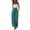 Blue, variant on Women's Wide Leg Cotton Linen Pants High Waist Adjustable Tie Knot Lounge Trousers