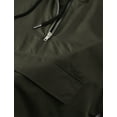 thumbnail image 4 of Ma Croix Mens Hooded Windbreaker Zip Pullover, 4 of 6
