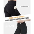 thumbnail image 3 of CAMBIVO Biker Shorts for Women with Pockets, High Waisted Workout Yoga Shorts, Squat Proof 4-Way Stretch Athletic Shorts for Gym Running Volleyball, Black, 3 of 7
