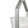 thumbnail image 5 of Progress Lighting Vertex 1-Light Semi-Flush Mount, Brushed Nickel, Clear Glass Shade, 5 of 10