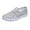 Grey, variant on Womens Shoes,Breathable Loafers Canvas Fabric for Summer Walking Flat Shoes Breathable Loafers for Wide Feet,Shoes for Women,White,7.5