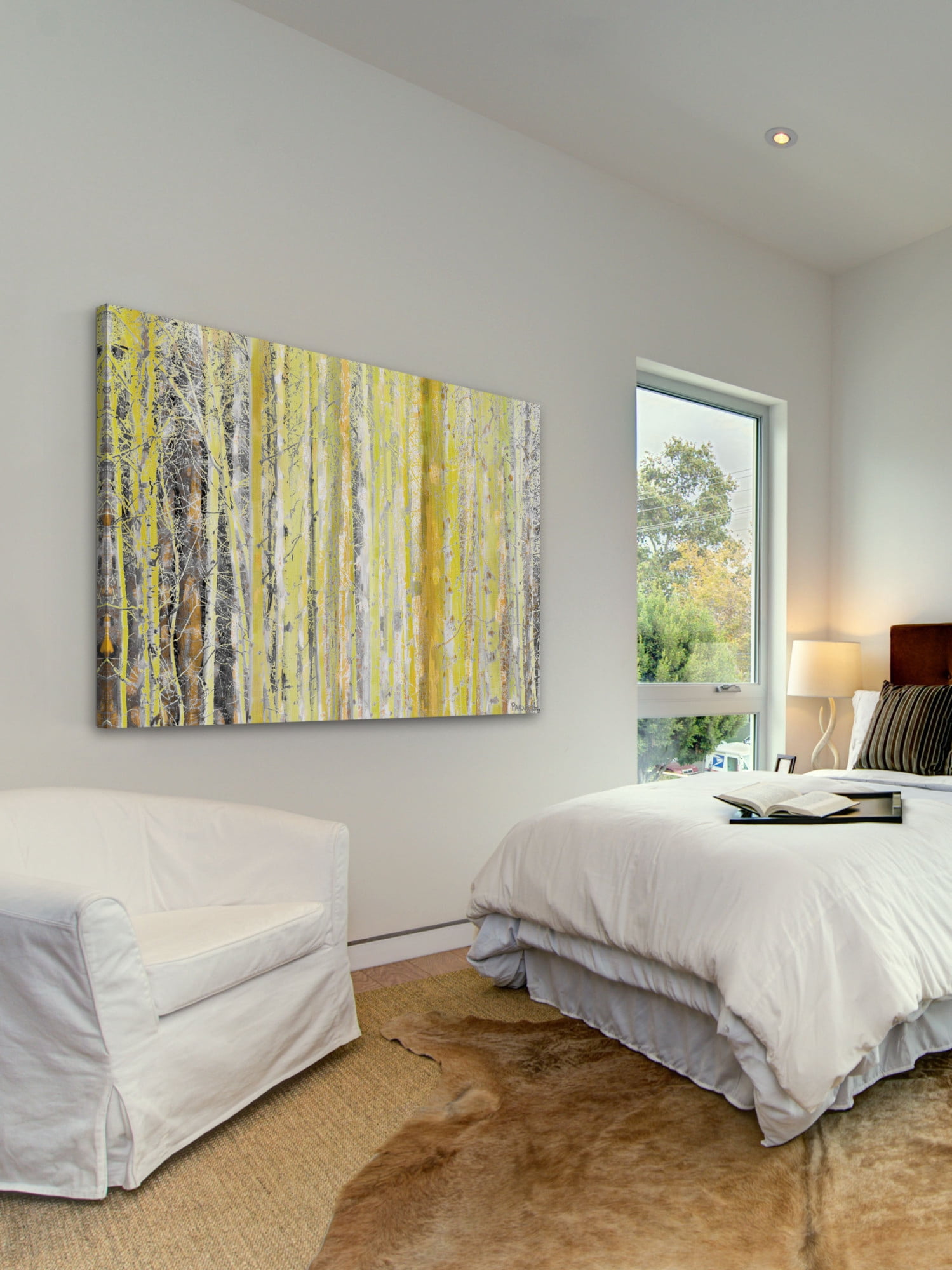 Parvez Taj Aspen Forest 2 Canvas Wall Art