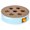 Scratch N' Hunt Puzzle, variant on Bowl Track Scratcher Cat Ball-Track Toy, Corrugated Scratch, and Lounger All-in-One, Two Balls Included for Interactive Play, Multicolored