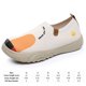 thumbnail image 2 of Zapatos casuales para caminar para mujer, punta redonda, antideslizantes, para viajes al aire libre (blanco 38), 2 of 9