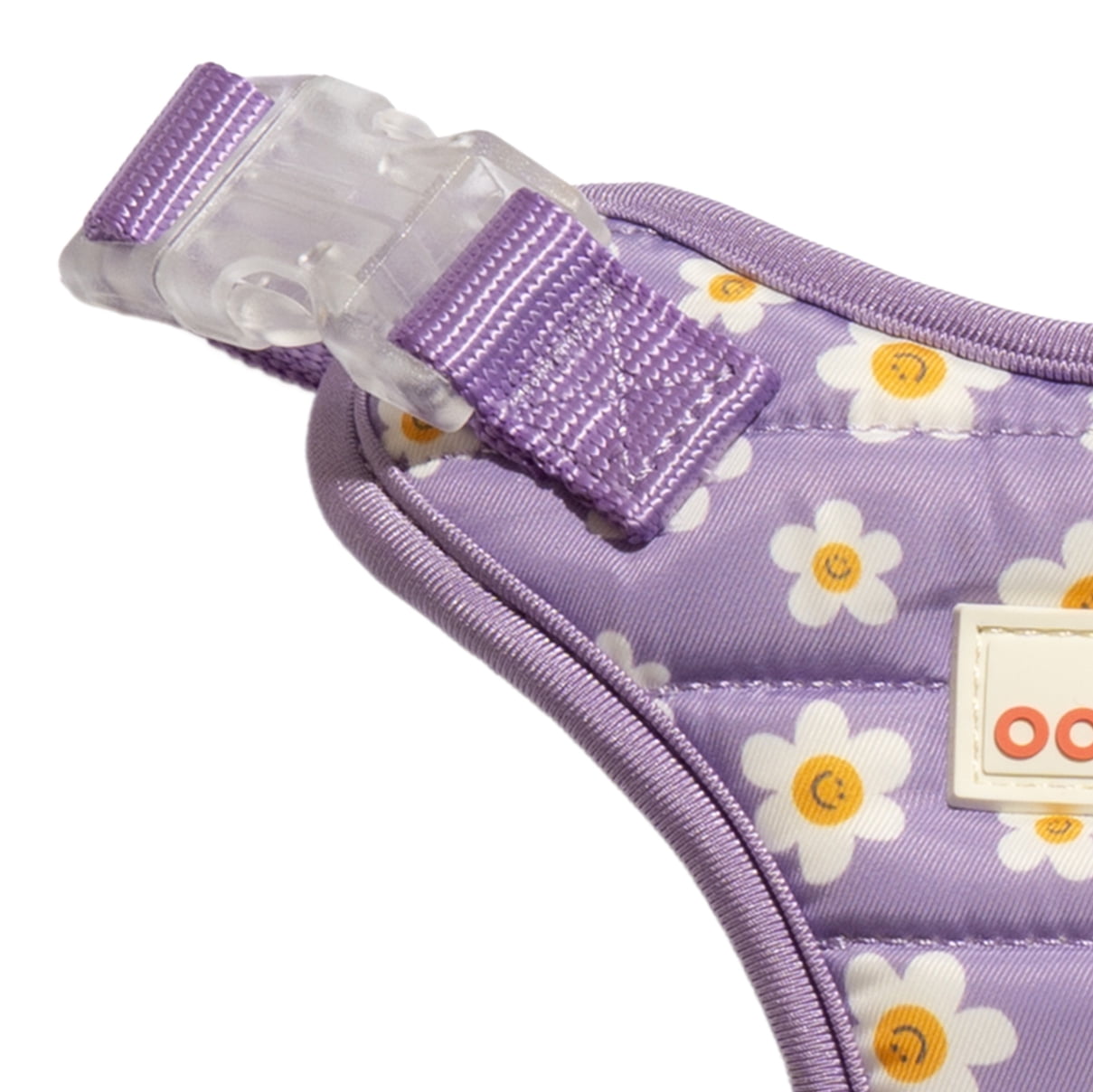 Oodles Floral Smiley Dog Walking Harness, Large