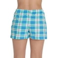 thumbnail image 3 of Just Love Women's Pajama Shorts - Comfortable Sleepwear (2 Pack) (Plaid Blue - Plaid Pink (Pack of 2), 1X), 3 of 5