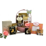 Gift Basket Village Sweet Retreat for Mom Gift Basket – Cookies, Cheese Spreads, Journal & More
