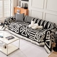 thumbnail image 2 of Boho Chair Sofa Cover Breathable Washable Chenille Couch Cover Thick Beige Cream White Armchair Cover Modern Plaid Triangle Sofa Slipcover Chair Cover with Arms Oversized Chair Sofa Cover, 2 of 9
