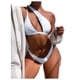 thumbnail image 1 of Traje de baño de bikini ajustable con vendaje casual para mujer Conjunto de ropa de playa Fridja nalpqowj21487, 1 of 5