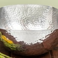 thumbnail image 5 of Handcrafted Hammered Stainless Steel Square Centerpiece Bowl, 5 of 5