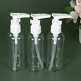 thumbnail image 3 of 20 pcs  Travel Pump Bottles Empty Shampoo Lotion Body Wash Containers Refillable Small Bottles for Home Outdoor, 100ml  ( Transparent ), 3 of 8