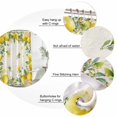 thumbnail image 6 of Vintage Lemon Waterproof Fabric Shower Curtain,Summer Fruit Rustic Botanical Floral Waterproof Fabric Shower Curtain for Bathroom Curtains Bathtubs Hotel Shower Curtains with 12 Hooks Stall 54x78in, 6 of 8