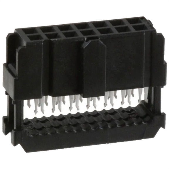 1658621-2 	 Rectangular Receptacle Connector 14 Position  IDC Gold 26-28 AWG