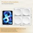 thumbnail image 2 of PVC 3D Wall Panel for Interior Wall Décor, 11.8" x 11.8" Wall Decor PVC 3D Wall Panels, 3D Textured Wall Panels, Pack of 20 Tiles, White, 2 of 6