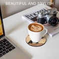 thumbnail image 6 of Farmhouse Cow Coasters Set of 4, Absorbent Coasters for Drinks, Country Vintage Animals Wooden Grain Coaster for Desk Coffee Table Protection, Home Decor House Warming Gifts 4", 6 of 8