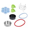 thumbnail image 3 of Kit de vapor para alimentos Bling Bling acero inoxidable y silicona, 3 of 14