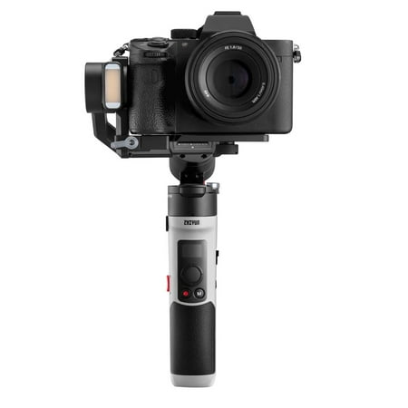 Zhiyun - Crane-M2 S 3-Axis Gimbal Stabilizer for Smartphones, Action, or Mirrorless Cameras with Detachable Tri-pod Stand - Gray