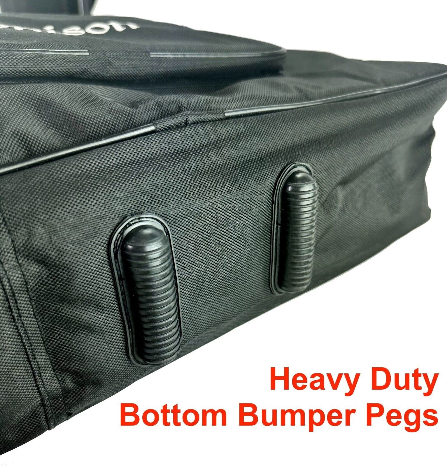 Zenison Padded Gig Bag for Flying V Electric Guitars Backpack Straps 45" Black