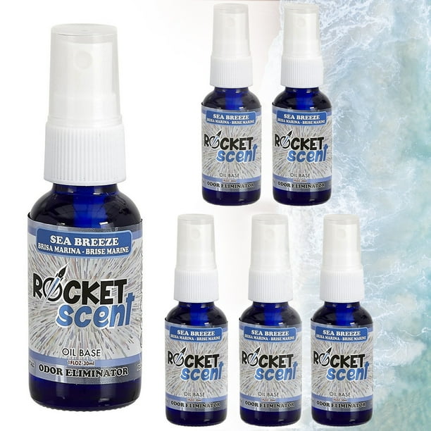 6 Pack Sea Breeze Pump Spray Air Freshener Scent Eliminates Odor Car