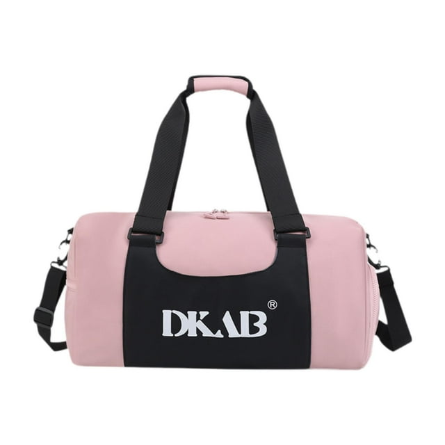 Bolsa De Viaje Con Bolsillo Mojado Y Compartimento Para Zapatos Bolsa De Viaje Para Llevar En Color Rosa