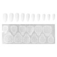 thumbnail image 1 of Garosa Full Cover False Nails Tips, Oval Press On Nails ABS Coffin Fake Nails For Home For Salons, 1 of 8