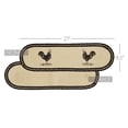 thumbnail image 3 of Sawyer Mill Charcoal Poultry Jute Stair Tread Oval Latex 8.5x27, 3 of 8