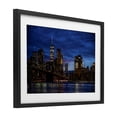 thumbnail image 2 of Stupell Industries Rustic Lodge Brooklyn Bridge at Night Black Framed Print Under Glass, 20 x 14, by Tim West, 2 of 8