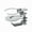 color:Silver,Silver, variant on Adjustable 2 in 1 Clamp On Cup Holder With 360°Rotating Headsets Hanger Hook For Office Gaming Desks 5kg Hook Load