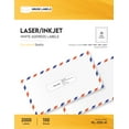 thumbnail image 2 of HOUSELABELS 20-up Shipping Labels (4" x 1") For Laser and Inkjet Printers, 2,000 Sheets, 2 of 6