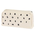 thumbnail image 3 of Under $1 Pencil Case, Letter Print Standable Large Capacity Pen Pouch, Multifunctional Stationery Organizer for College Office by PALIFEUR, 3 of 9