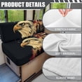 thumbnail image 6 of XYZCANDO American Flag Eagle RV Dinette Cushion Covers 2 Seat Couch Cover Universal RV Decor Comfortable Sofa Slip Covers for 2 Seat Cushion Couch Camper Must Haves Black, 6 of 7